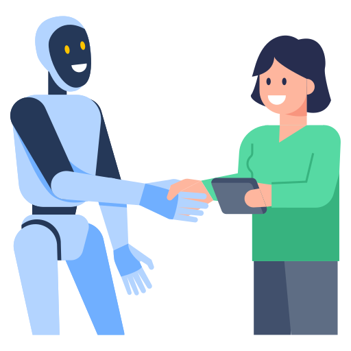 Technology partnership icon